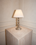 Thatcher 21" Cordless Table Lamp in Silver