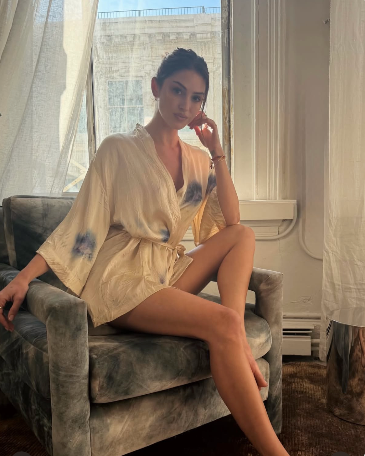 Jijou Paris x Écrin Silk Robe